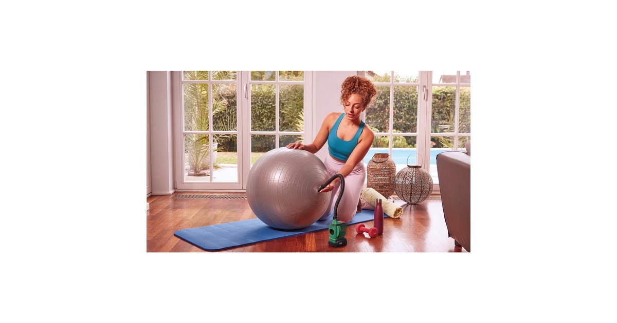 Bosch Akku-Luftpumpe EasyInflate 18V-500, 18Volt(grün/schwarz, Li-Ionen Akku 2,0Ah, POWER FOR ALL ALLIANCE)