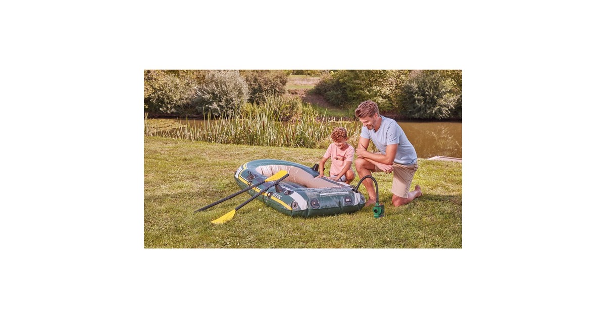Bosch Akku-Luftpumpe EasyInflate 18V-500, 18Volt(grün/schwarz, Li-Ionen Akku 2,0Ah, POWER FOR ALL ALLIANCE)