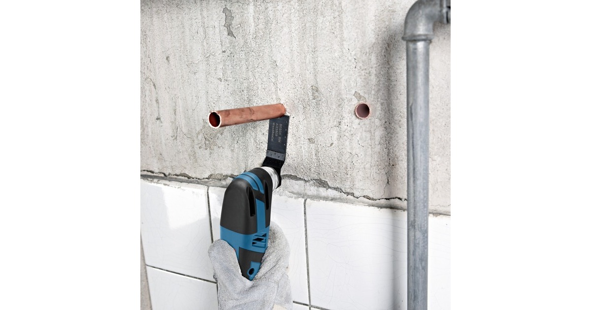 Bosch Akku-Multi-Cutter GOP 12V-28 Professional, 12Volt, Multifunktions-Werkzeug(blau/schwarz, 2x Li-Ionen Akku 3,0Ah, in L-BOXX)