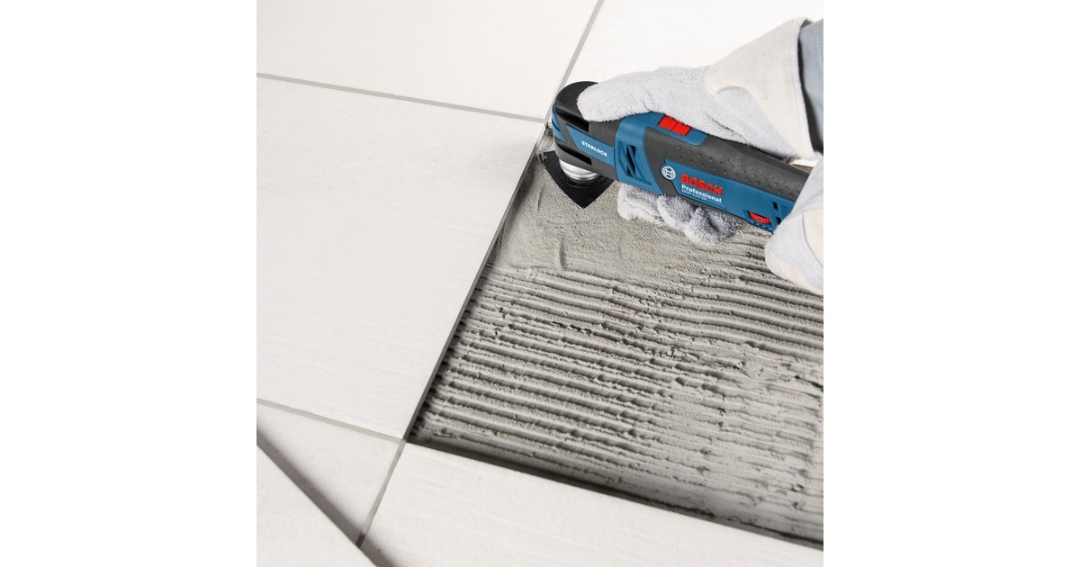 Bosch Akku-Multi-Cutter GOP 12V-28 Professional, 12Volt, Multifunktions-Werkzeug(blau/schwarz, 2x Li-Ionen Akku 3,0Ah, in L-BOXX)