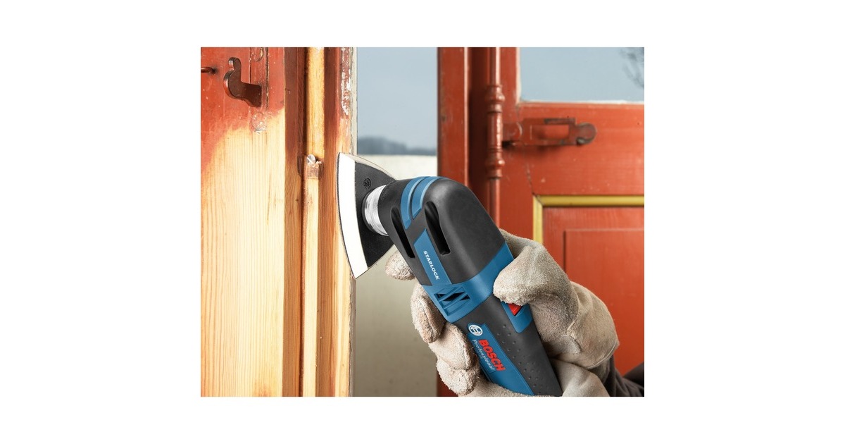 Bosch Akku-Multi-Cutter GOP 12V-28 Professional, 12Volt, Multifunktions-Werkzeug(blau/schwarz, 2x Li-Ionen Akku 3,0Ah, in L-BOXX)