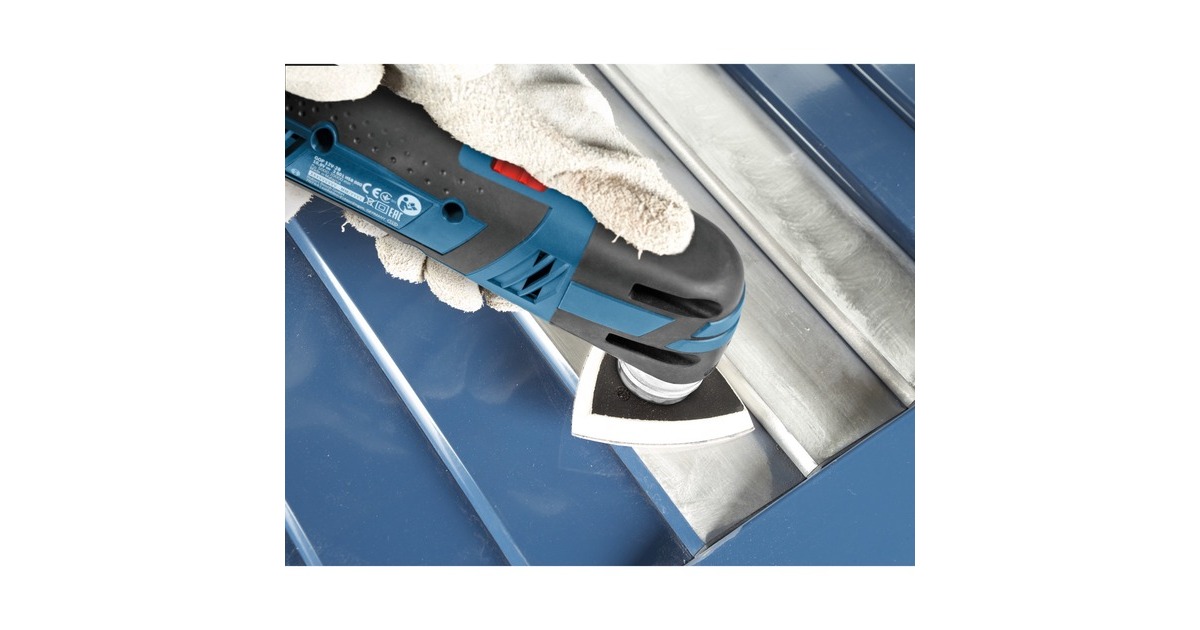 Bosch Akku-Multi-Cutter GOP 12V-28 Professional, 12Volt, Multifunktions-Werkzeug(blau/schwarz, 2x Li-Ionen Akku 3,0Ah, in L-BOXX)