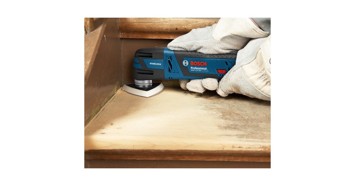 Bosch Akku-Multi-Cutter GOP 12 V-28 solo Professional, 12Volt, Multifunktions-Werkzeug(blau/schwarz, ohne Akku und Ladegerät)