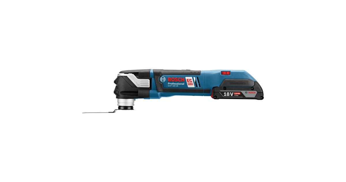 Bosch Akku-Multi-Cutter GOP 18V-28 solo Professional, 18Volt, Multifunktions-Werkzeug(blau/schwarz, ohne Akku und Ladegerät)