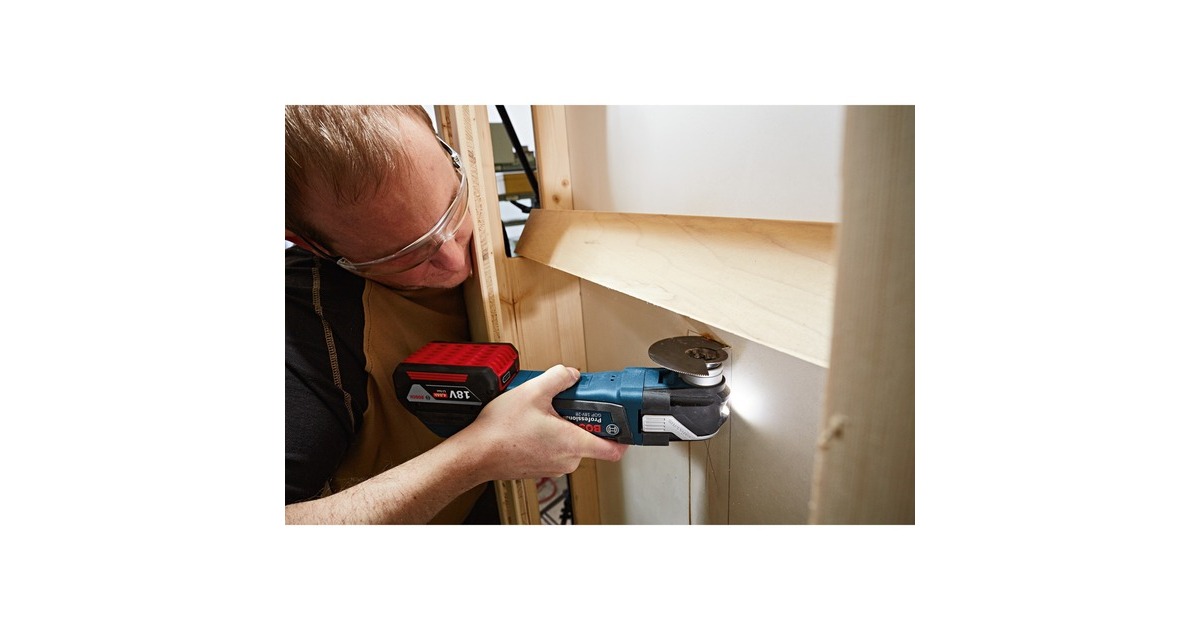 Bosch Akku-Multi-Cutter GOP 18V-28 solo Professional, 18Volt, Multifunktions-Werkzeug(blau/schwarz, ohne Akku und Ladegerät)