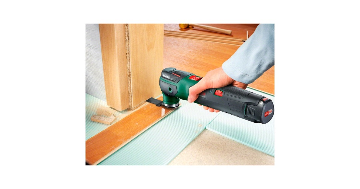 Bosch Akku-Multifunktions-Werkzeug UniversalMulti 12 solo, 12Volt(grün/schwarz, ohne Akku und Ladegerät)