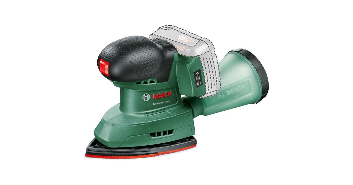 Bosch Akku-Multischleifer EasySander 18V-8(grün/schwarz, ohne Akku und Ladegerät, POWER FOR ALL ALLIANCE) Bosch Akku-Multischleifer EasySander 18V-8(grün/schwarz, ohne Akku und Ladegerät, POWER FOR ALL ALLIANCE)