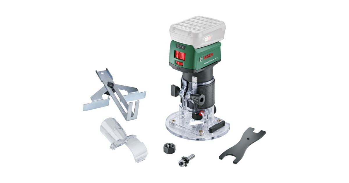 Bosch Akku-Oberfräse AdvancedTrimRouter 18V-8(grün/schwarz, ohne Akku und Ladegerät, POWER FOR ALL ALLIANCE)