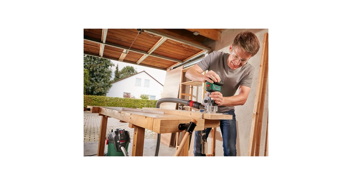 Bosch Akku-Oberfräse AdvancedTrimRouter 18V-8(grün/schwarz, ohne Akku und Ladegerät, POWER FOR ALL ALLIANCE)