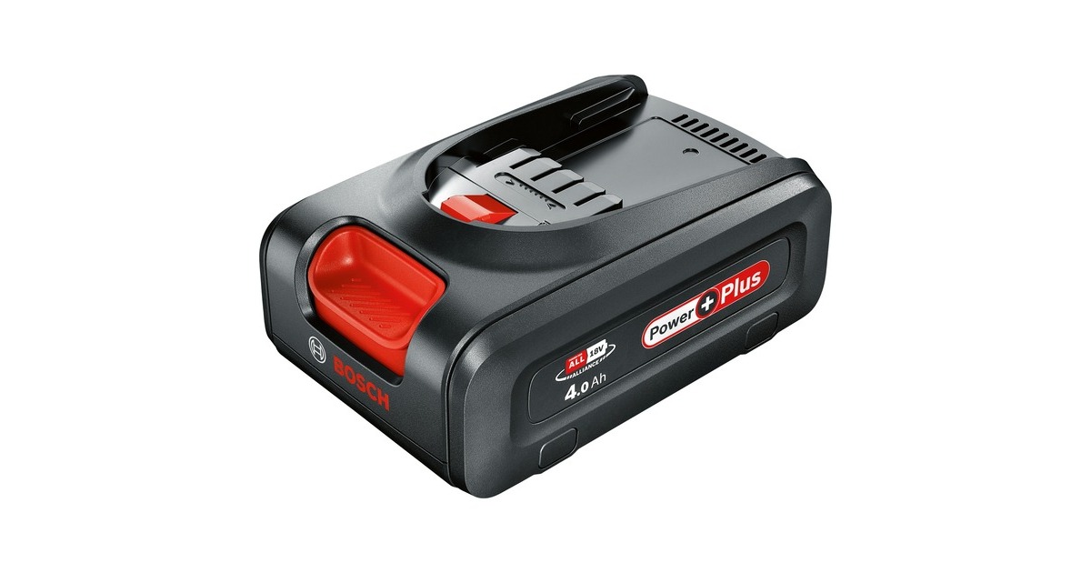 Bosch Akku PBA 18V 4.0Ah PowerPlus(schwarz, POWER FOR ALL ALLIANCE)
