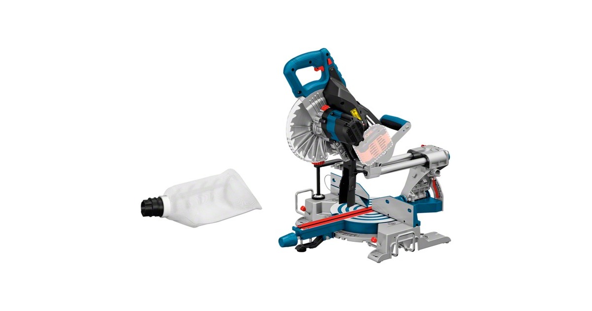 Bosch Akku-Paneelsäge BITURBO GCM 18V-216 Professional solo, Kapp-und Gehrungssäge(blau, ohne Akku und Ladegerät)