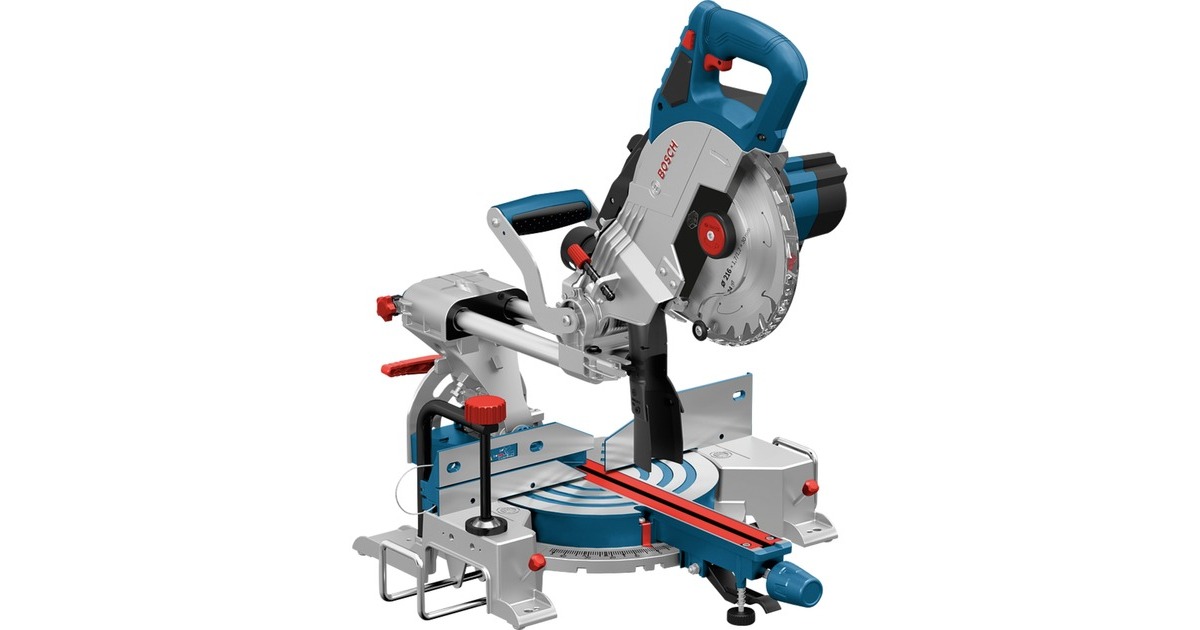 Bosch Akku-Paneelsäge BITURBO GCM 18V-216 Professional solo, Kapp-und Gehrungssäge(blau, ohne Akku und Ladegerät)