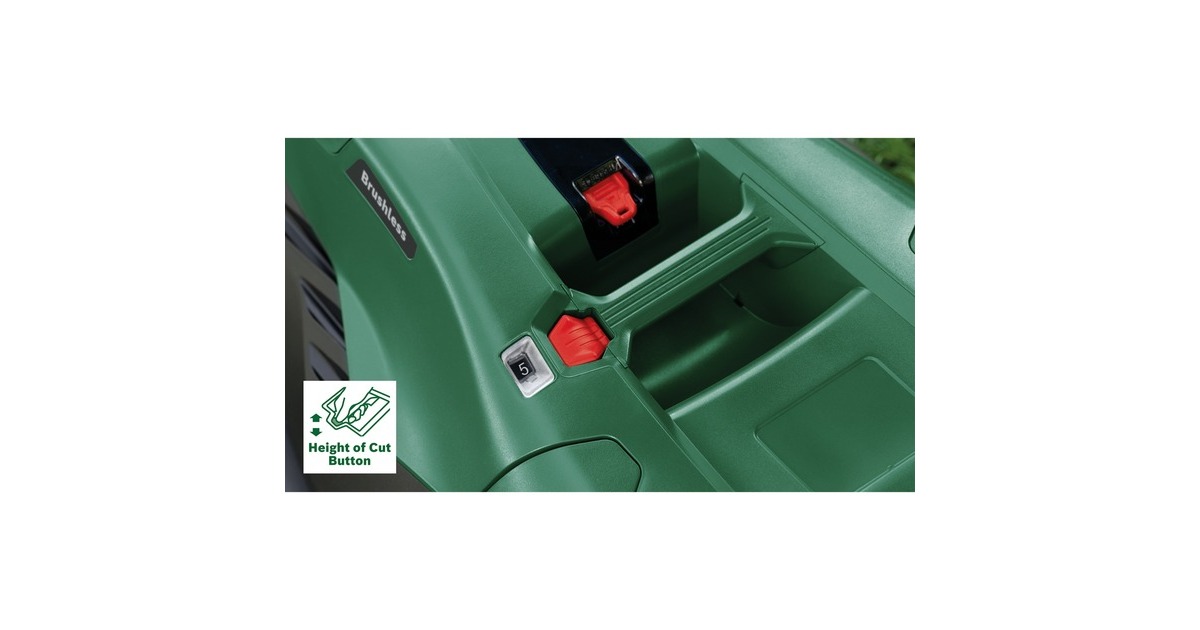 Bosch Akku-Rasenmäher AdvancedRotak 36V-44-750, 36Volt(grün/schwarz, Li-Ionen Akku 4,0Ah, POWER FOR ALL)
