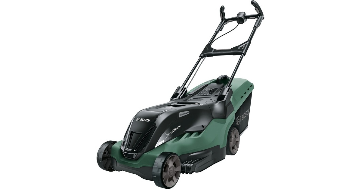 Bosch Akku-Rasenmäher AdvancedRotak 36-660, 36Volt(grün/schwarz, 2x Li-Ionen Akku 2,0Ah, POWER FOR ALL)