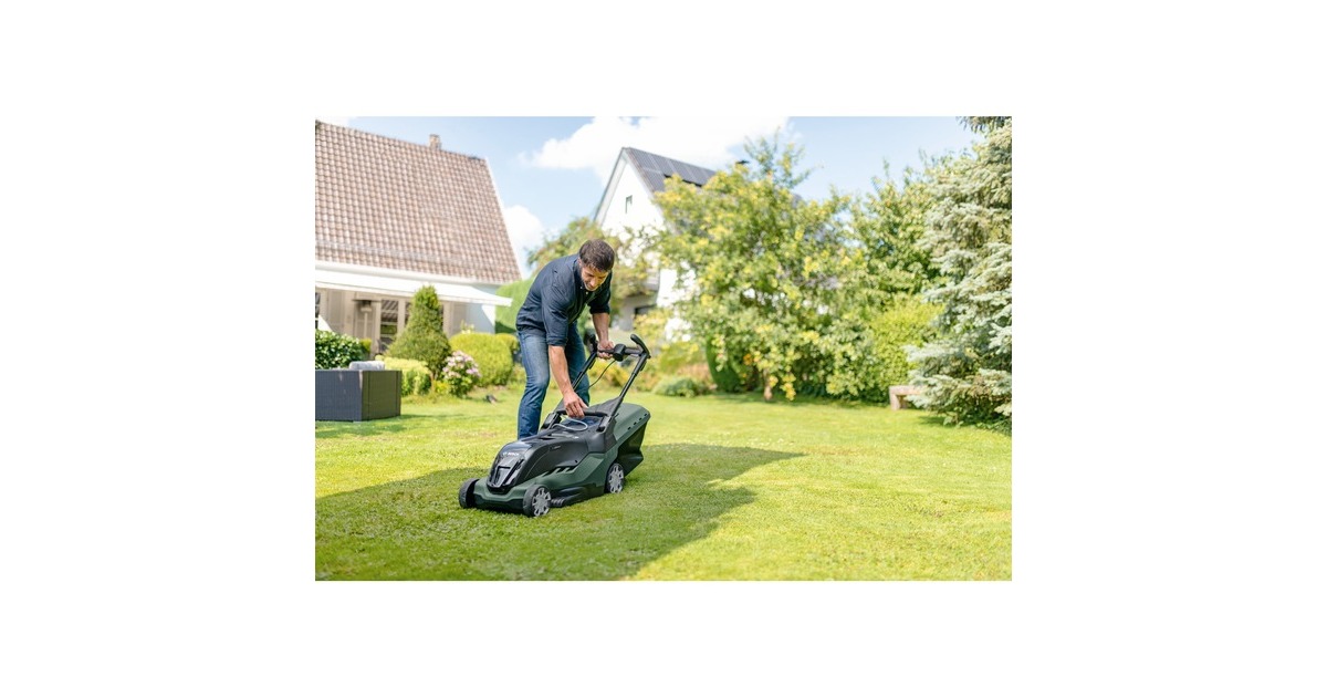 Bosch Akku-Rasenmäher AdvancedRotak 36-850, 36Volt(grün/schwarz, Li-Ionen Akku 6,0Ah, POWER FOR ALL)