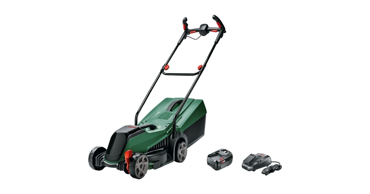 Bosch Akku-Rasenmäher CityMower 18V-32-300, 18Volt(grün/schwarz, Li-Ionen Akku 4,0Ah, POWER FOR ALL ALLIANCE)