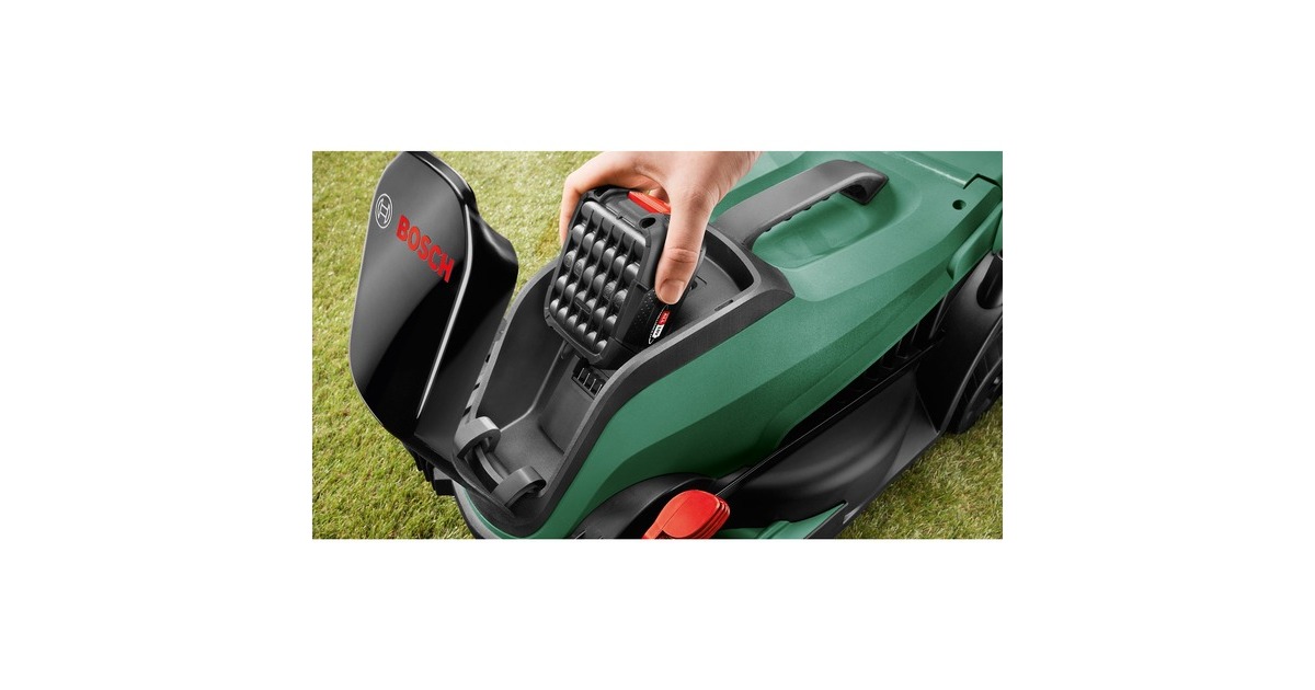Bosch Akku-Rasenmäher CityMower 18V-32-300, 18Volt(grün/schwarz, Li-Ionen Akku 4,0Ah, POWER FOR ALL ALLIANCE)