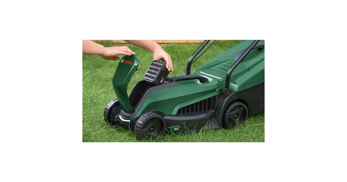 Bosch Akku-Rasenmäher EasyMower 18V-32-200 Solo, 18Volt(grün/schwarz, ohne Akku und Ladegerät, POWER FOR ALL ALLIANCE)