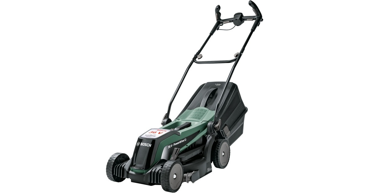 Bosch Akku-Rasenmäher EasyRotak 36-550, Promo(grün/schwarz, 2x Li-Ionen Akku 2,0Ah, POWER FOR ALL)