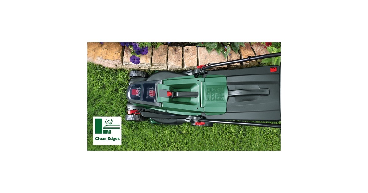 Bosch Akku-Rasenmäher UniversalRotak 2x18V-37-550 Solo, 36Volt (2x18V)(grün/schwarz, ohne Akku und Ladegerät, POWER FOR ALL ALLIANCE)