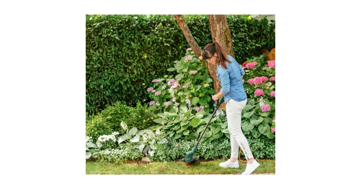 Bosch Akku-Rasentrimmer EasyGrassCut 18-230, 18Volt(grün/schwarz, Li-Ionen Akku 2,0Ah, POWER FOR ALL ALLIANCE)