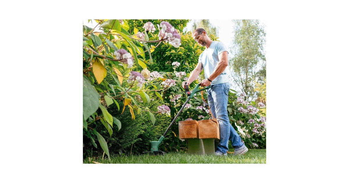 Bosch Akku-Rasentrimmer EasyGrassCut 18-230, 18Volt(grün/schwarz, Li-Ionen Akku 2,0Ah, POWER FOR ALL ALLIANCE)