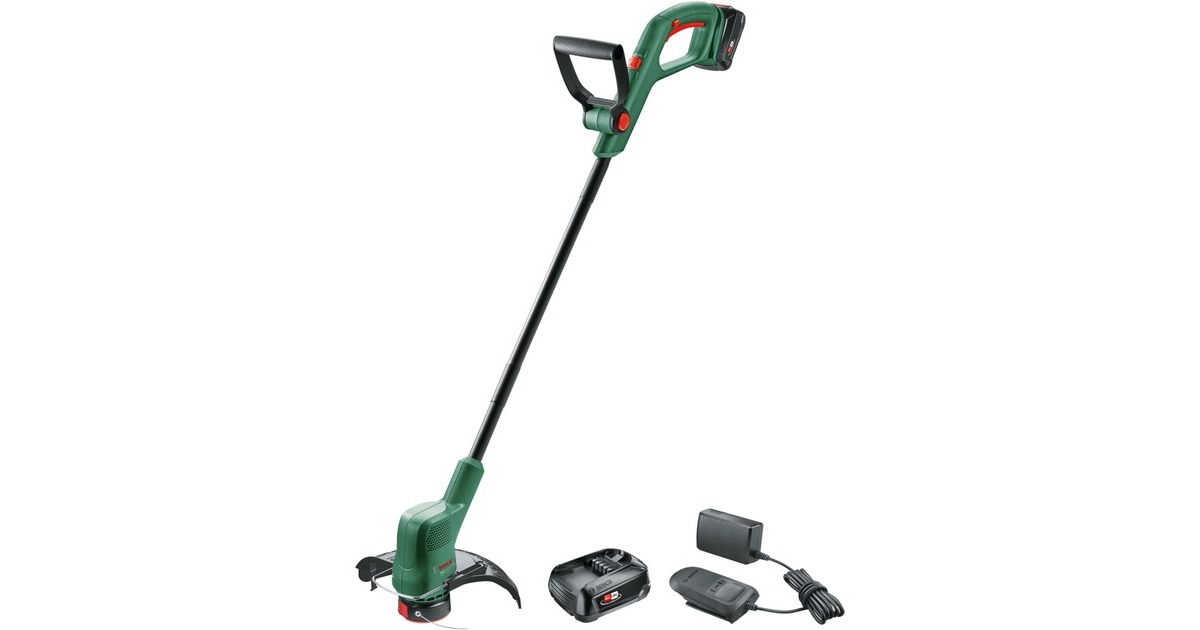 Bosch Akku-Rasentrimmer EasyGrassCut 18-260, 18Volt(grün/schwarz, 2x Li-Ionen Akku 2,0Ah, POWER FOR ALL ALLIANCE) Bosch Akku-Rasentrimmer EasyGrassCut 18-260, 18Volt(grün/schwarz, 2x Li-Ionen Akku 2,0Ah, POWER FOR ALL ALLIANCE)