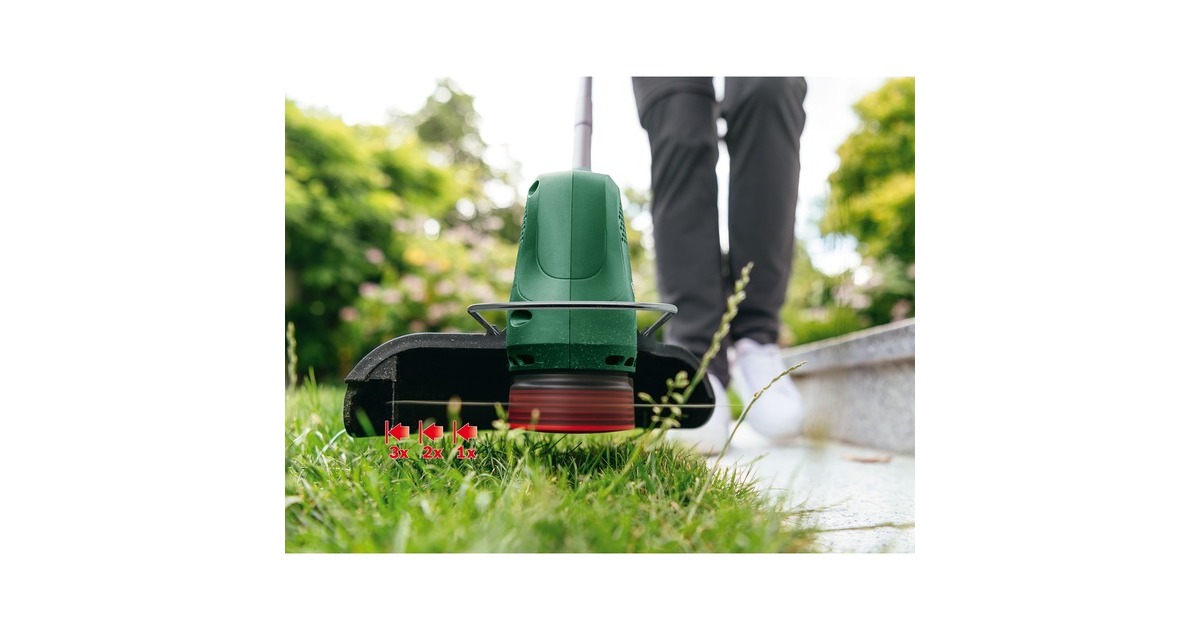 Bosch Akku-Rasentrimmer EasyGrassCut 18-260, 18Volt(grün/schwarz, 2x Li-Ionen Akku 2,0Ah, POWER FOR ALL ALLIANCE)