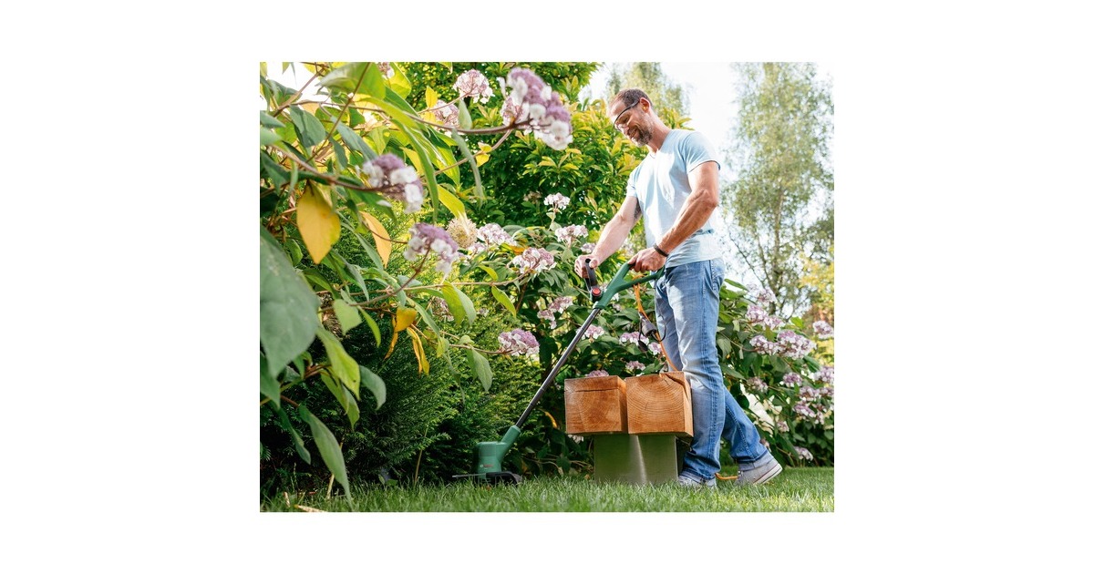 Bosch Akku-Rasentrimmer EasyGrassCut 18-260, 18Volt(grün/schwarz, 2x Li-Ionen Akku 2,0Ah, POWER FOR ALL ALLIANCE)