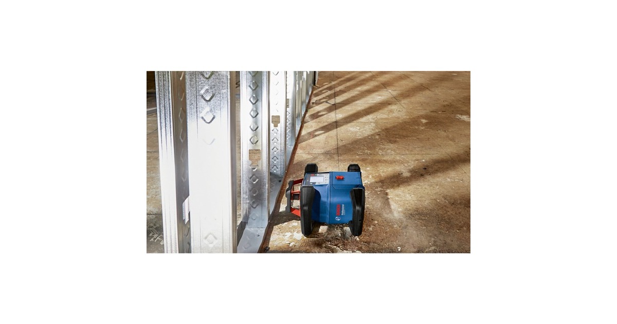 Bosch Akku-Rotationslaser GRL 600 CHV Professional, 18Volt(blau, ohne Akku und Ladegerät, rote Laserlinie, in L-BOXX)