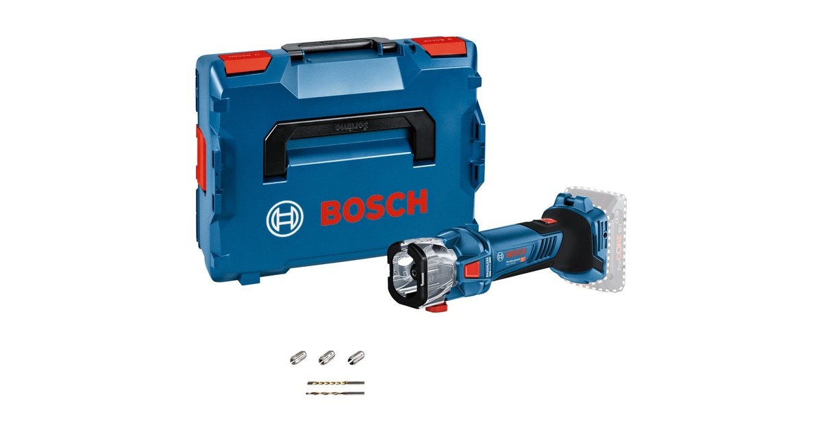 Bosch Akku-Rotationsschneider GCU 18V-30 Professional solo(blau/schwarz, ohne Akku und Ladegerät, in L-BOXX)