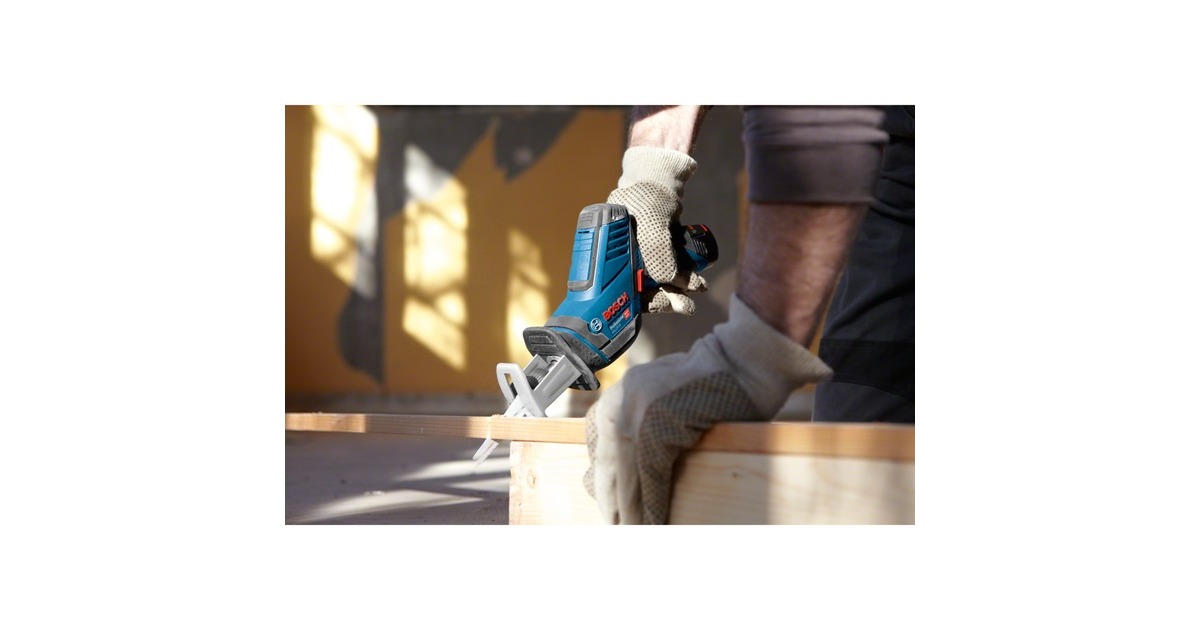 Bosch Akku-Säbelsäge GSA 12V-14 Professional, 12Volt(blau/schwarz, 2x Li-Ionen Akku 3,0Ah, in L-BOXX)
