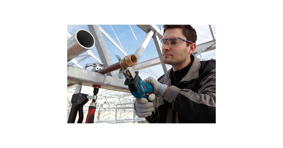 Bosch Akku-Säbelsäge GSA 12V-14 Professional, 12Volt(blau/schwarz, 2x Li-Ionen Akku 3,0Ah, in L-BOXX)