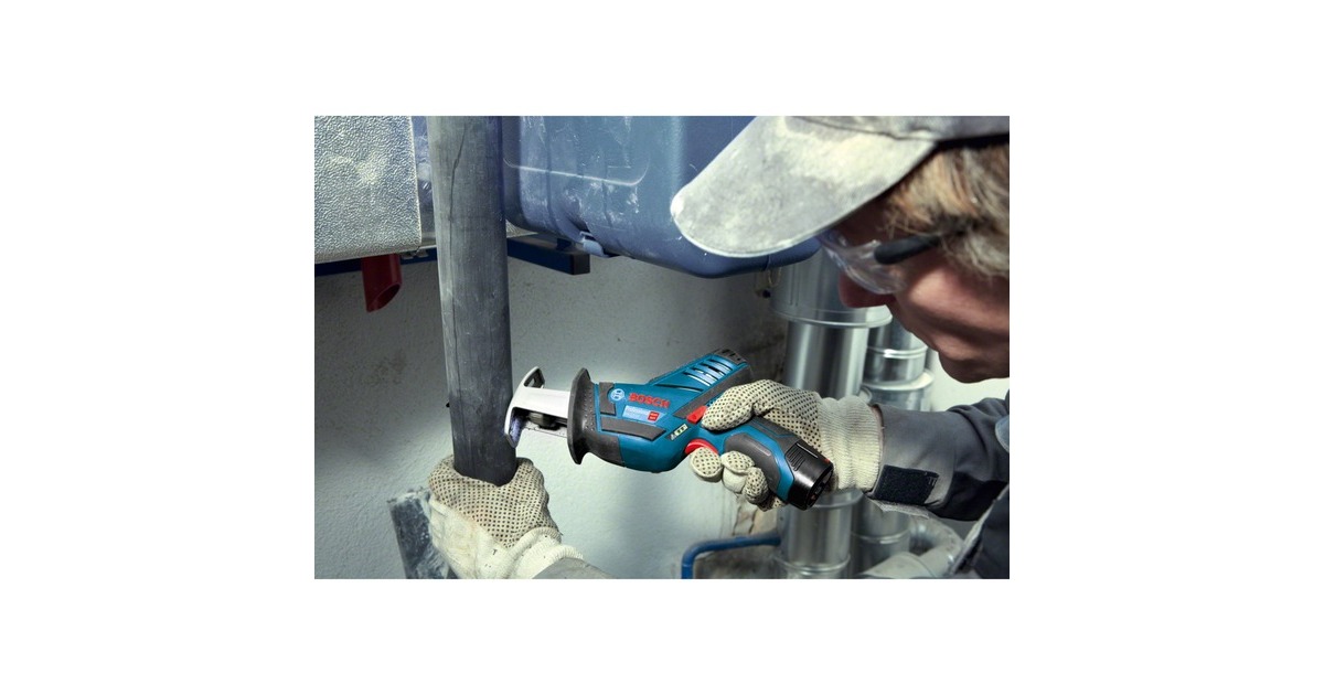 Bosch Akku-Säbelsäge GSA 12V-14 Professional, 12Volt(blau/schwarz, 2x Li-Ionen Akku 3,0Ah, in L-BOXX)