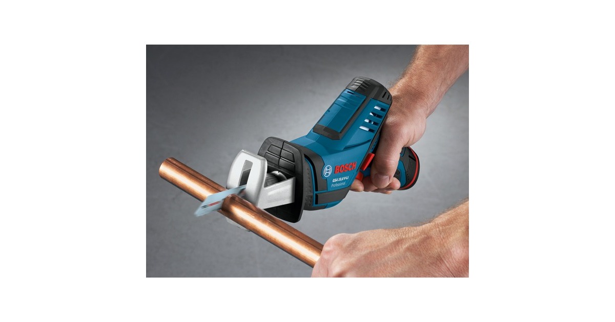 Bosch Akku-Säbelsäge GSA 12V-14 Professional, 12Volt(blau/schwarz, 2x Li-Ionen Akku 3,0Ah, in L-BOXX)