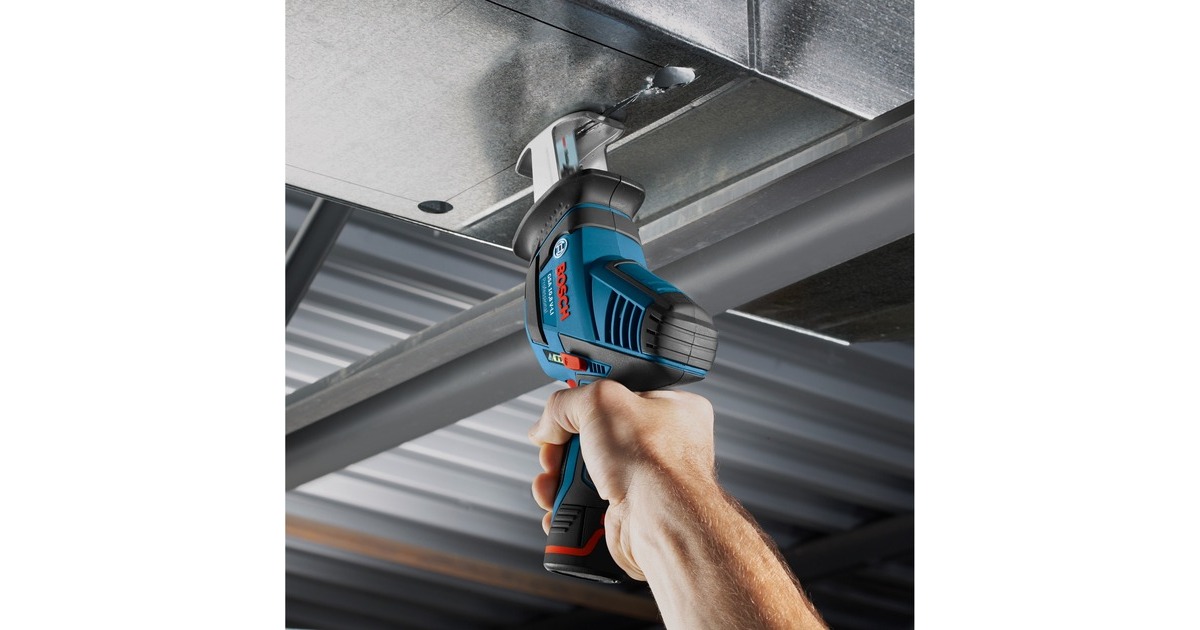 Bosch Akku-Säbelsäge GSA 12V-14 Professional, 12Volt(blau/schwarz, 2x Li-Ionen Akku 3,0Ah, in L-BOXX)