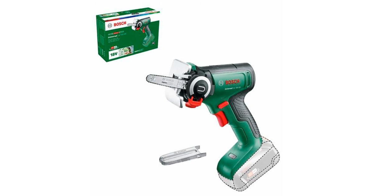Bosch Akku-Säge NanoBlade UniversalCut 18V-65 solo, 18Volt, Kettensäge(grün/schwarz, ohne Akku und Ladegerät, POWER FOR ALL ALLIANCE)