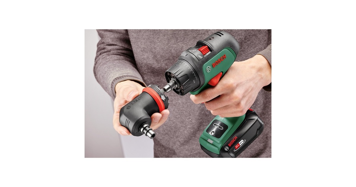 Bosch Akku-Schlagbohrschrauber AdvancedImpact 18, mit Aufsätzen(grün/schwarz, 2x Li-Ionen Akku 2,5Ah, Koffer, POWER FOR ALL ALLIANCE)