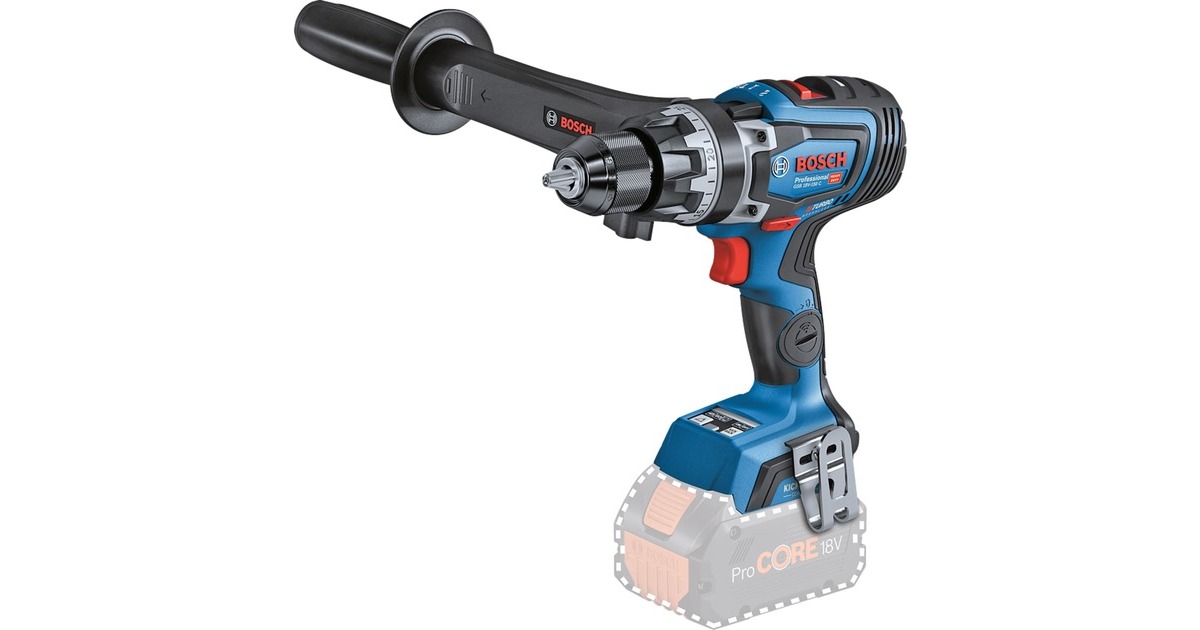 Bosch Akku-Schlagbohrschrauber BITURBO GSB 18V-150 C Professional solo, 18Volt(blau/schwarz, ohne Akku und Ladegerät)