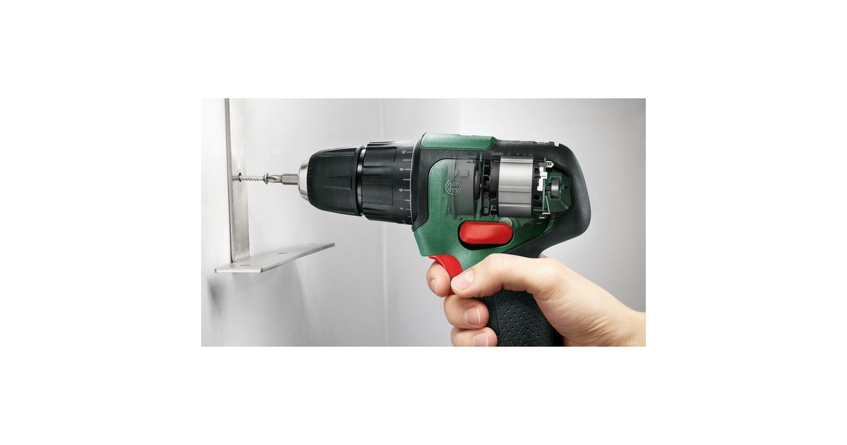 Bosch Akku-Schlagbohrschrauber EasyImpact 12, 12Volt, Schlagbohrmaschine(grün/schwarz, Li-Ionen Akku 2,0Ah)