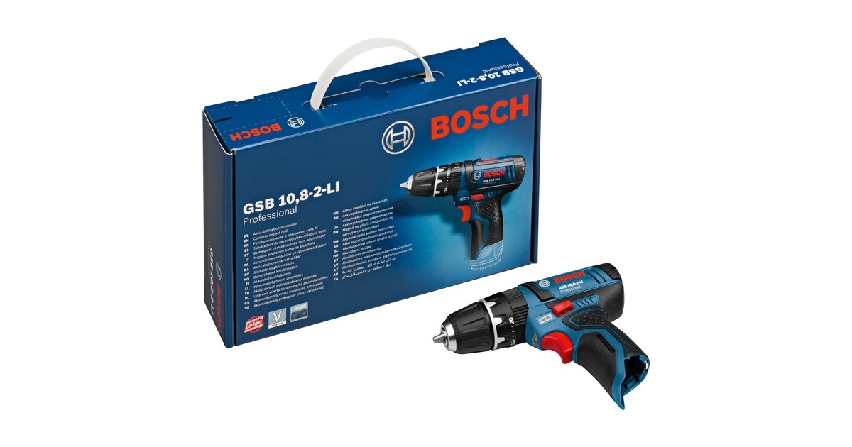 Bosch Akku-Schlagbohrschrauber GSB 12V-15 solo Professional, 12 Volt(blau/schwarz, ohne Akku und Ladegerät)