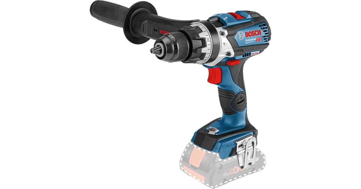Bosch Akku-Schlagbohrschrauber GSB 18V-110 C Professional solo, 18Volt(blau/schwarz, ohne Akku und Ladegerät)
