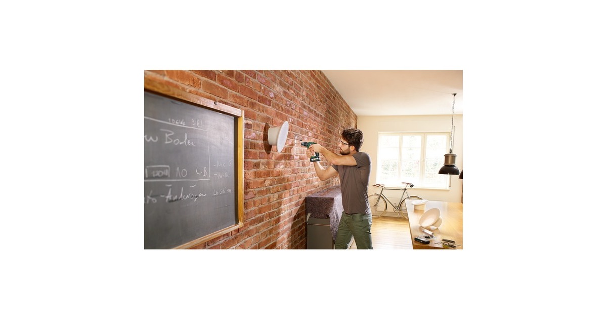 Bosch Akku-Schlagbohrschrauber PSB 18 LI-2 Ergonomic, 18Volt, Schlagbohrmaschine(grün/schwarz, Li-Ionen Akku 2,5Ah, POWER FOR ALL ALLIANCE)