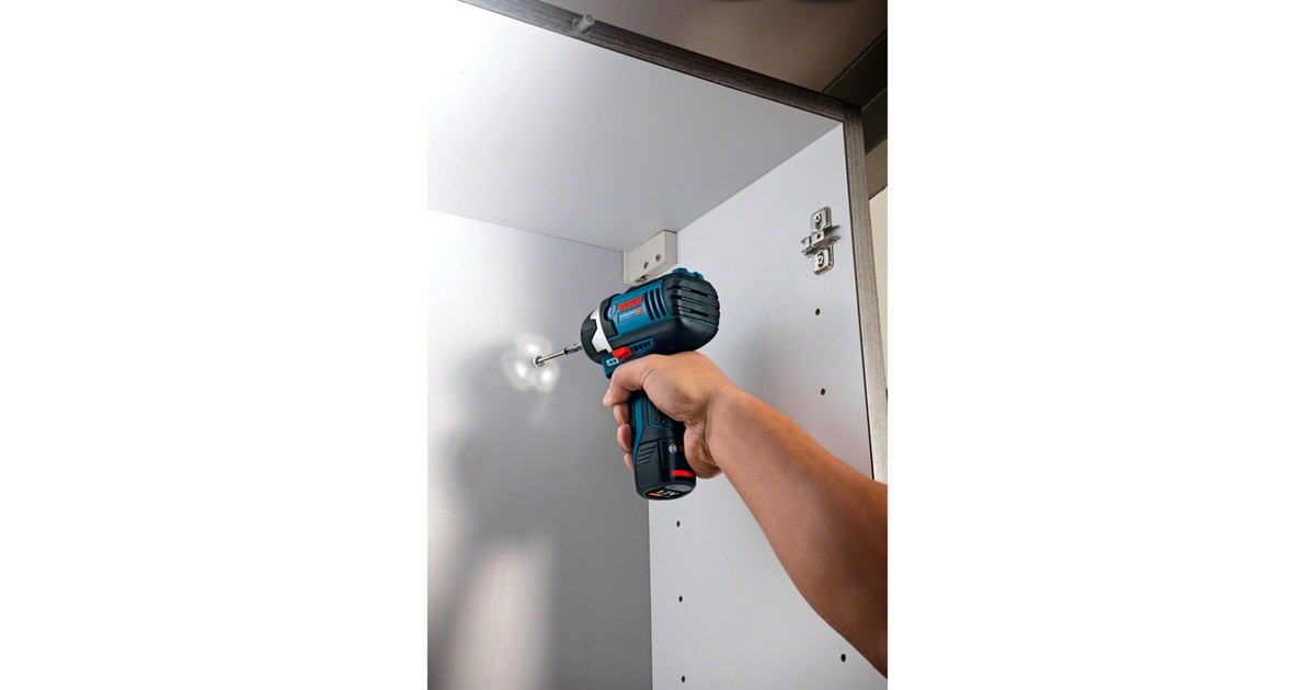 Bosch Akku-Schlagschrauber GDR 12V-105 Professional solo, 12Volt(blau/schwarz, ohne Akku und Ladegerät)