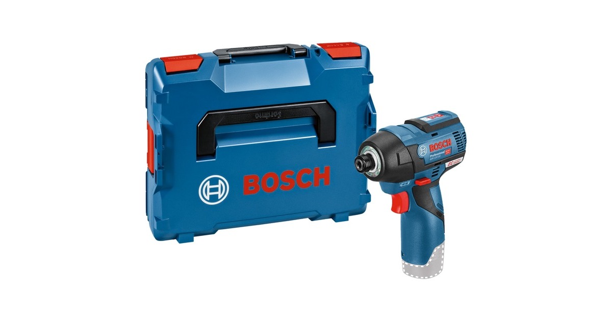 Bosch Akku-Schlagschrauber GDR 12V-110 Professional solo, 12Volt(blau/schwarz, ohne Akku und Ladegerät, in L-BOXX)