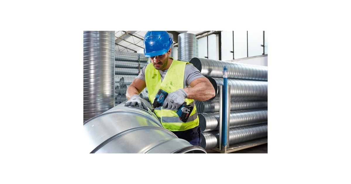 Bosch Akku-Schlagschrauber GDR 18V-200 Professional, 18Volt(blau/schwarz, 2x Li-Ionen Akku 4,0Ah, L-Case)