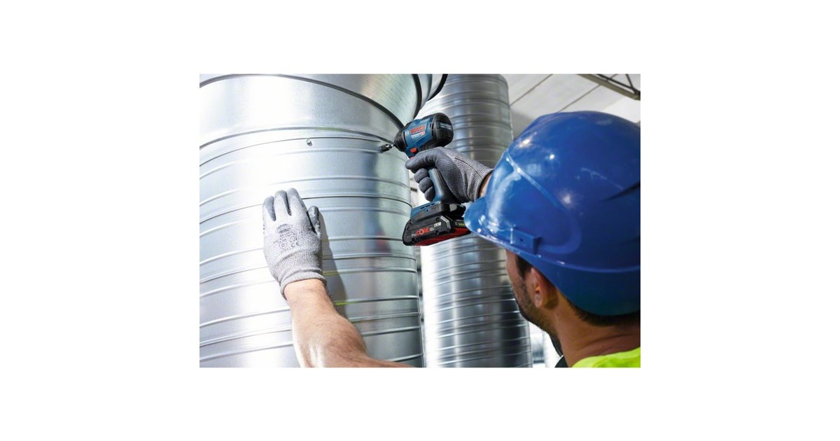 Bosch Akku-Schlagschrauber GDR 18V-210 C Professional, 18Volt(blau/schwarz, 2x Li-Ion Akku ProCORE18V 4,0Ah, Bluetooth Modul, L-BOXX)