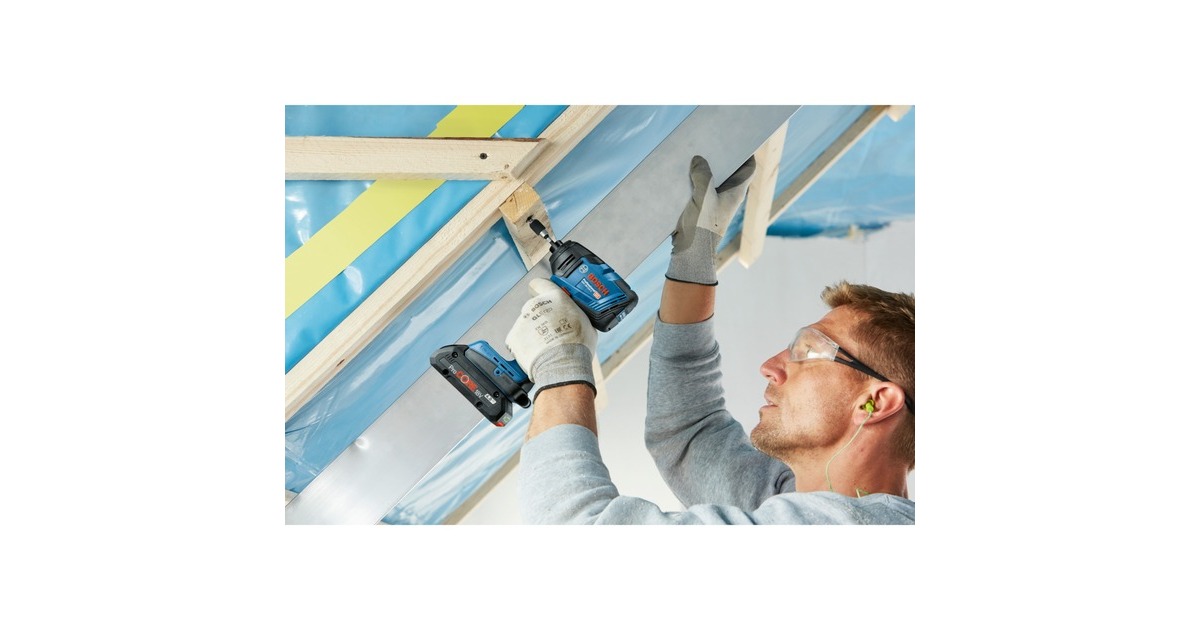 Bosch Akku-Schlagschrauber GDR 18V-210 C Professional solo, 18Volt(blau/schwarz, ohne Akku und Ladegerät)