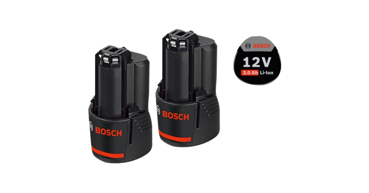 Bosch Akku-Schlagschrauber GDS 12V-115 Professional, 12Volt(blau/schwarz, 2x Li-Ionen Akku 3,0Ah, in L-BOXX)