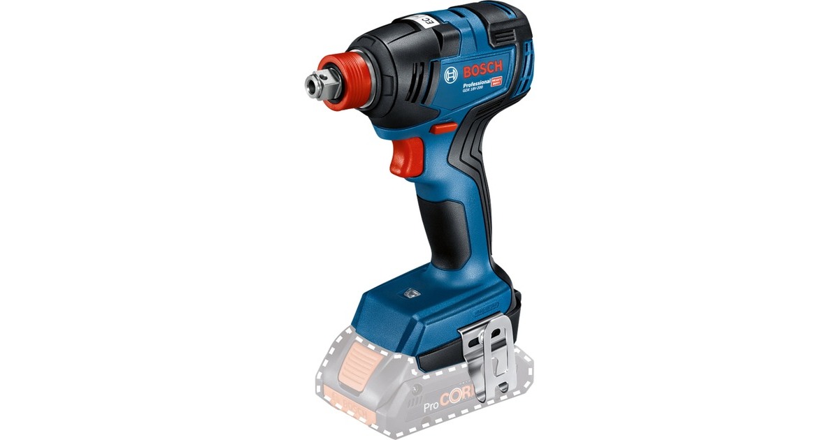 Bosch Akku-Schlagschrauber GDX 18V-200 Professional solo, 18Volt(blau/schwarz, ohne Akku und Ladegerät)